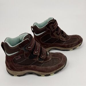 LL Bean Womens Winter Boots Suede Leather Brown Insulated 7.5W Gorpcore Normcore